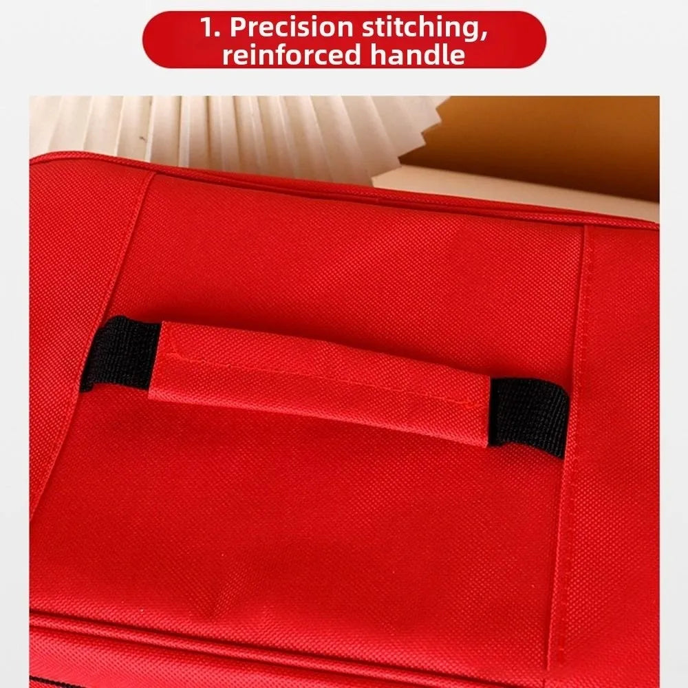 Travel Medicine Bag | Multi-Pocket, Waterproof, Adjustable Strap