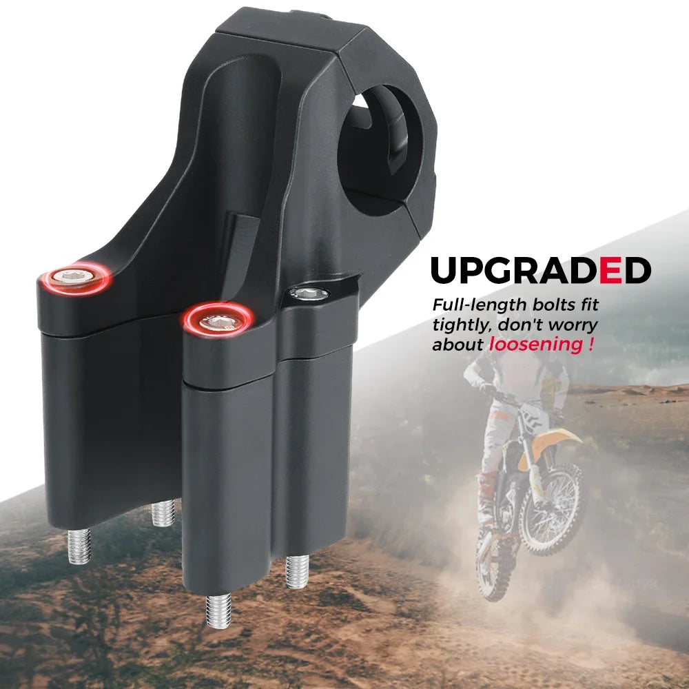 CNC Direct Mount Riser Stem – Sur Ron Light Bee-X & Talaria Handlebar Riser Stem Nixie
