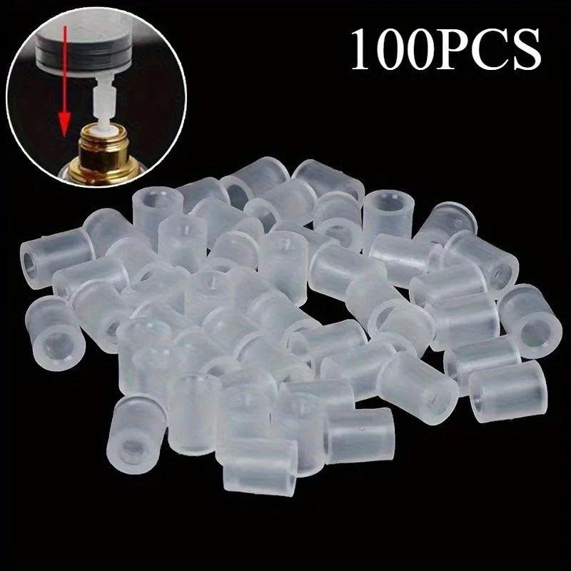 Perfume Dispenser Adapter Needles – Universal PP Tips 50/100 pcs Perfume Dispenser Tool Nixie 100Pcs