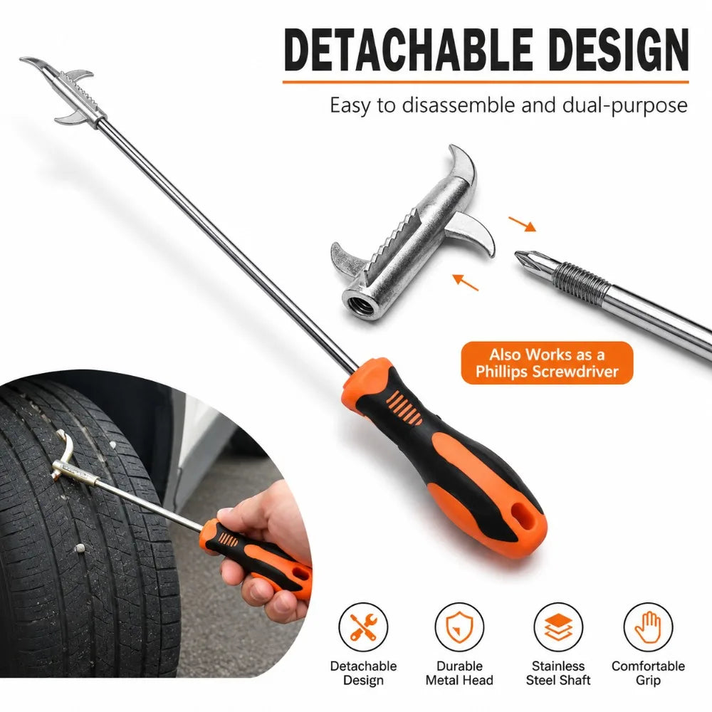 Tire Stone Removal Hook & Wheel Gap Cleaning Pick Tool 1/2 PCS