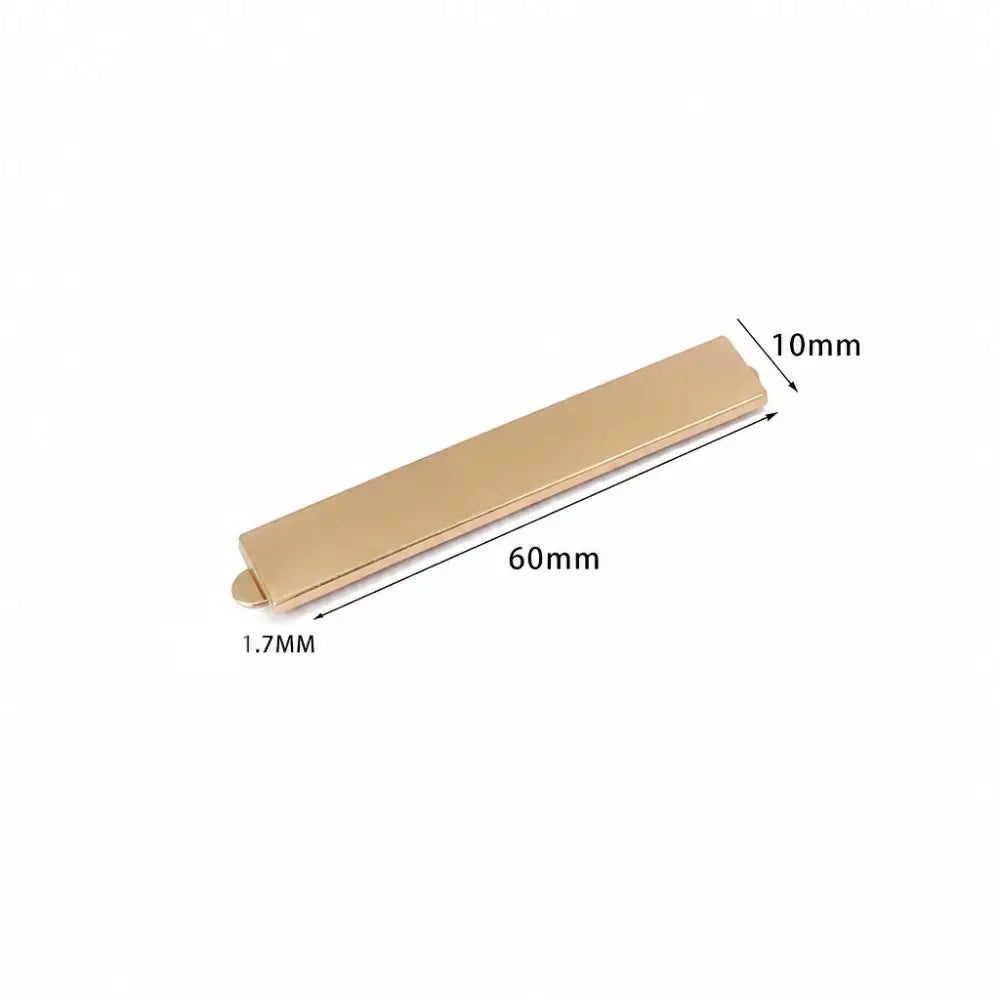10pcs Rectangular Metal Stamping Blanks – DIY Name Labels