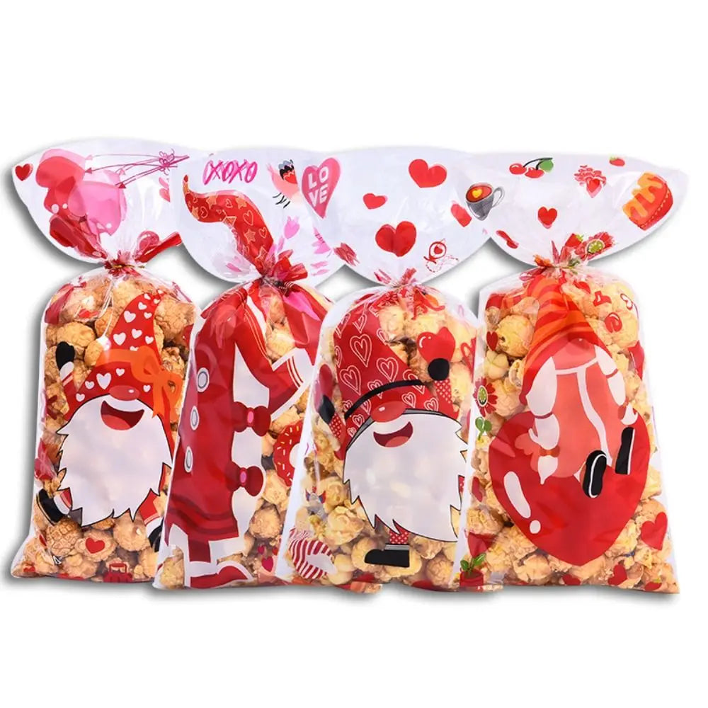 50PCS Christmas Cartoon Candy Bags – OPP Gift Packaging Bags Christmas Gift Bags Nixie