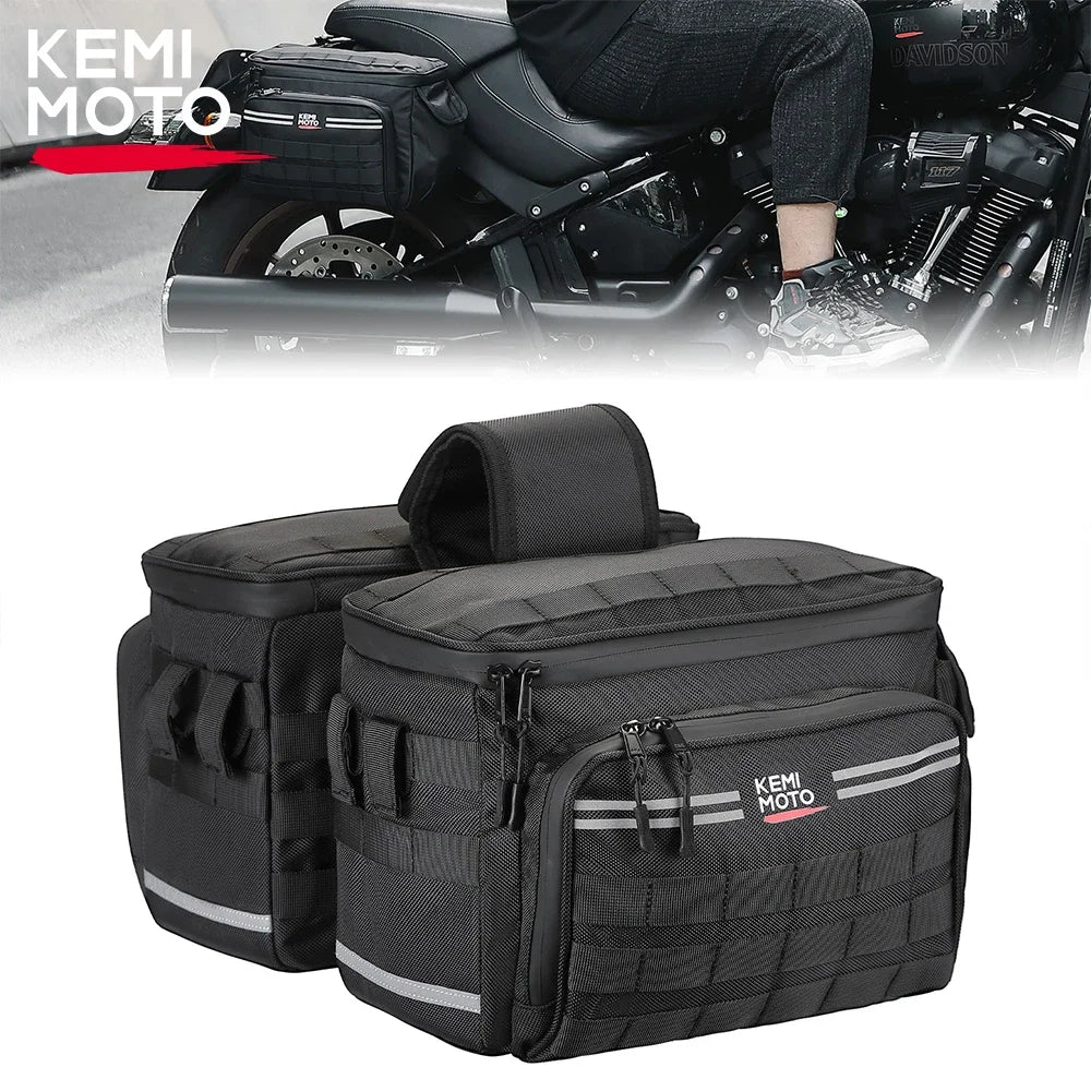 Motorcycle Saddlebags 15L 30L with Brackets – Throw Over Bags Motorcycle Saddlebags Nixie