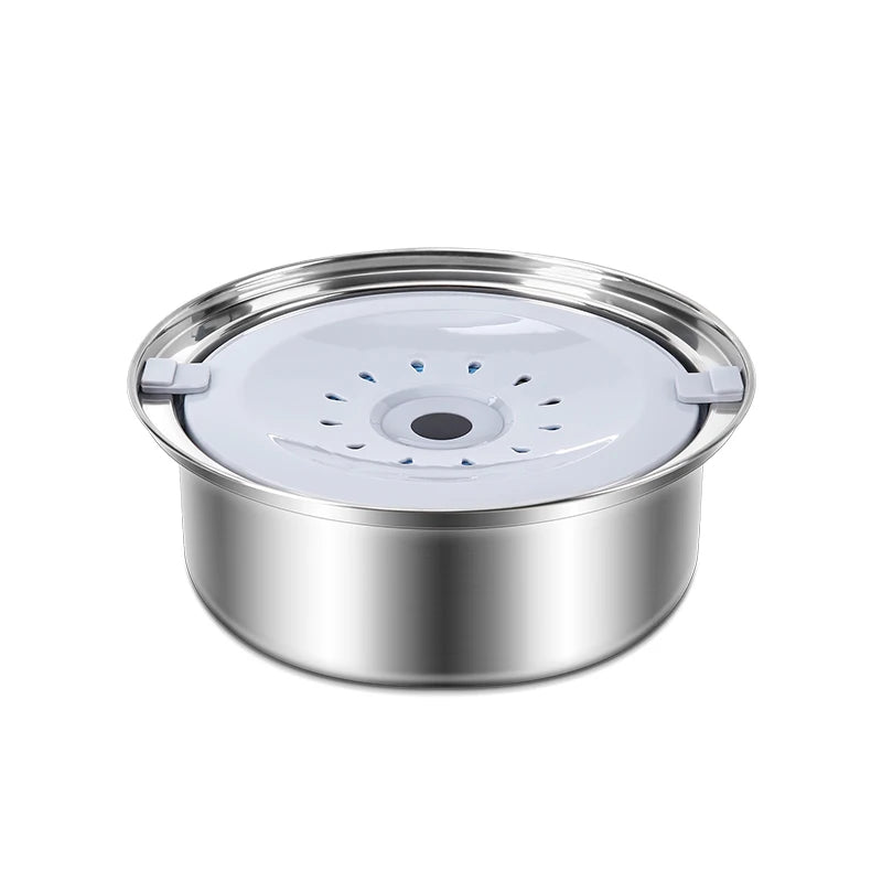 4L Stainless Steel Spill-Proof Pet Water Bowl & Dispenser Pet Water Dispenser Nixie Water bowl 2.5L