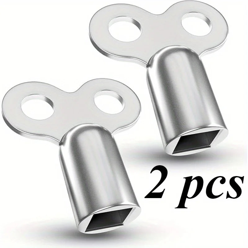 2-Pack Zinc Alloy Radiator Bleed Keys – Universal Vent Valve Radiator Bleed Key Nixie 2PCS