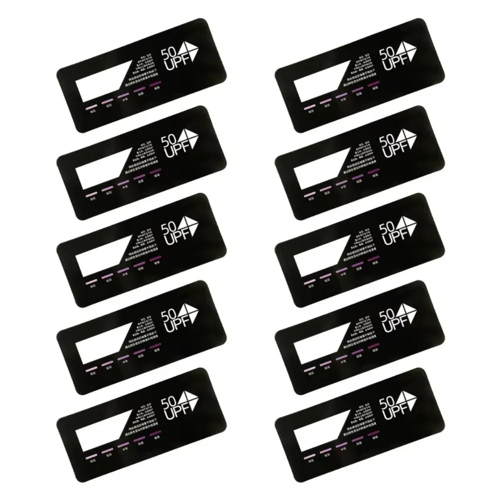 10PCS Reusable UV Test Cards UPF50+ Color-Changing Sun Tester UV Test Card Nixie 10PCS