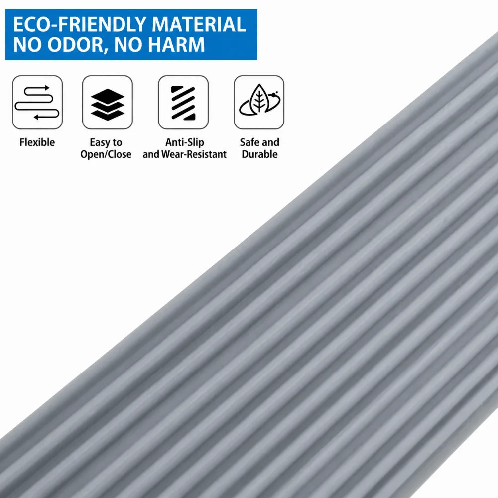 1M Silicone Threshold Ramp Strip – Self-Adhesive Anti-Slip Threshold Ramp Strip Nixie