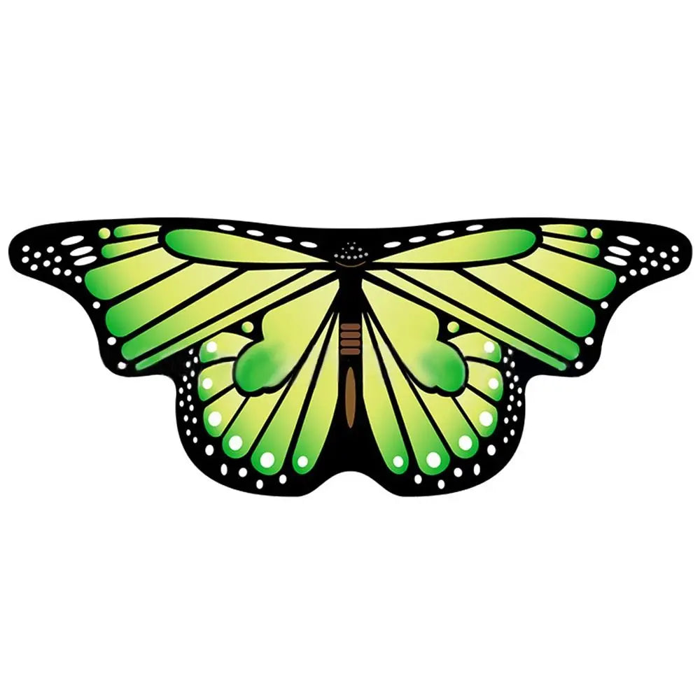 Chiffon Butterfly Wings Cape Shawl – Kids Costume & Party Prop Butterfly Costume Cape Nixie 6