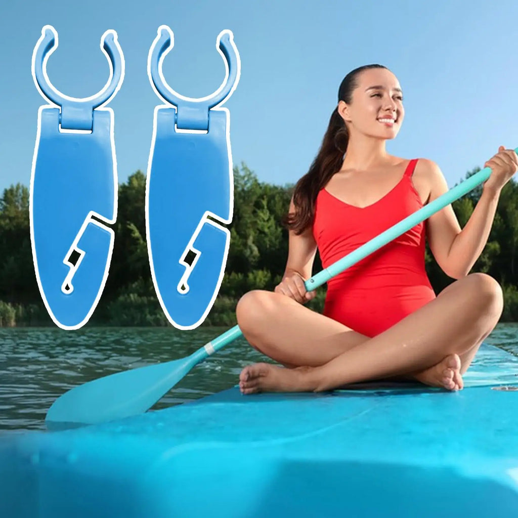 2-Pack Paddle Board Fasten Clips for Kayak & SUP | Snap-Lock Paddle Board Clip Nixie