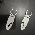 2Pcs Paddle Board Fin Clips – Adjustable SUP Secure Clamps Paddle Board Fin Clips Nixie White