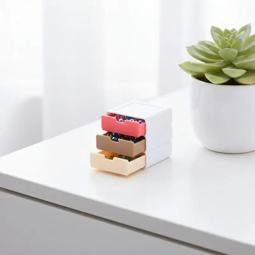 1/12 Dollhouse Miniature Drawer Cabinet Bedside Table Decor Dollhouse Miniature Furniture Nixie Default Title