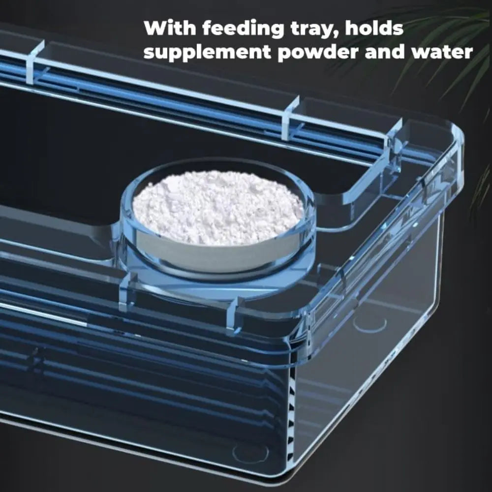 Non-Toxic Reptile Feeder Bowl – Escape-Proof, Easy Clean Reptile Feeder Bowl Nixie