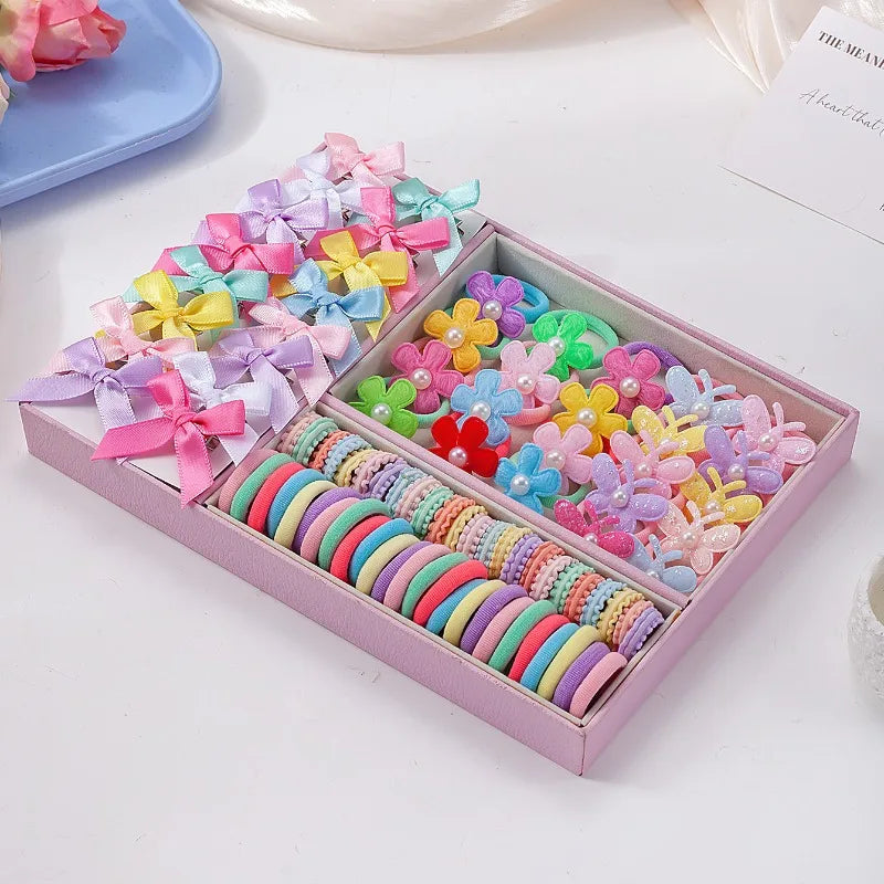 832-Piece Girls Hair Accessories Set – Clips, Bands & Ties Girls Hair Accessories Nixie