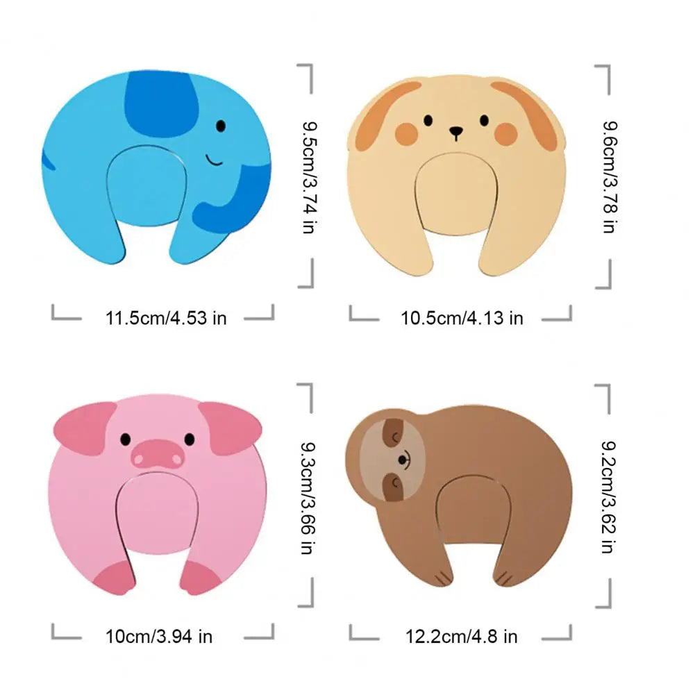 Cute Animal Door Pinch Guard & Slam Stopper – Baby Safety