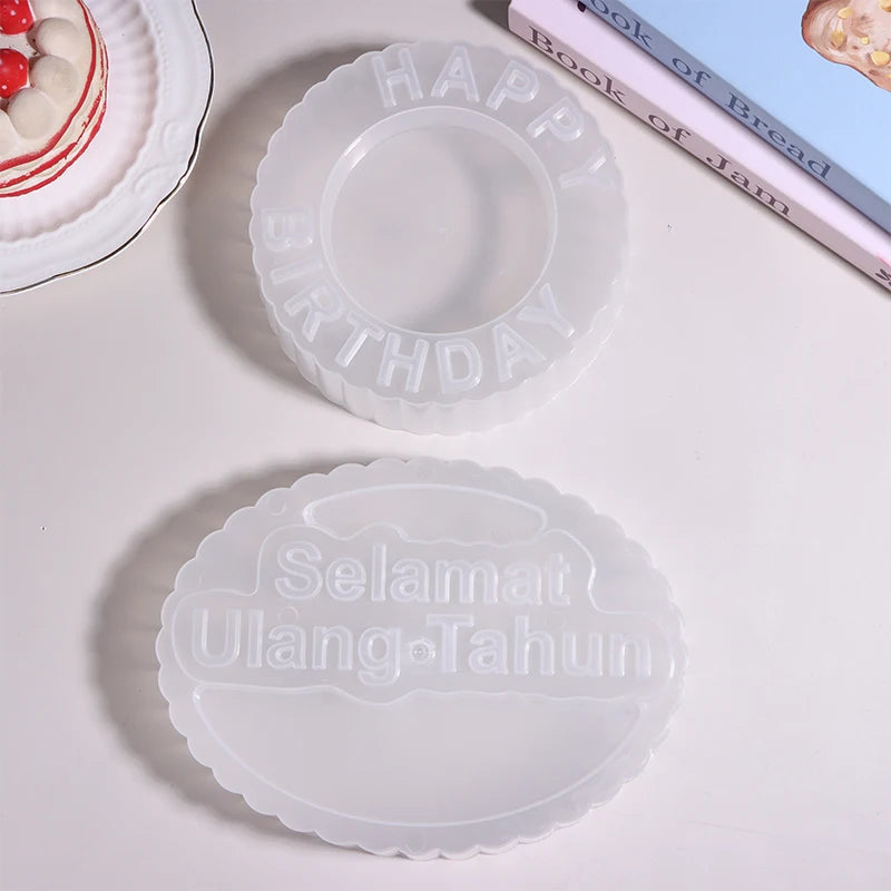Happy Birthday Silicone Cake Mold – DIY Baking & Chocolate Mould Cake Baking Mold Nixie
