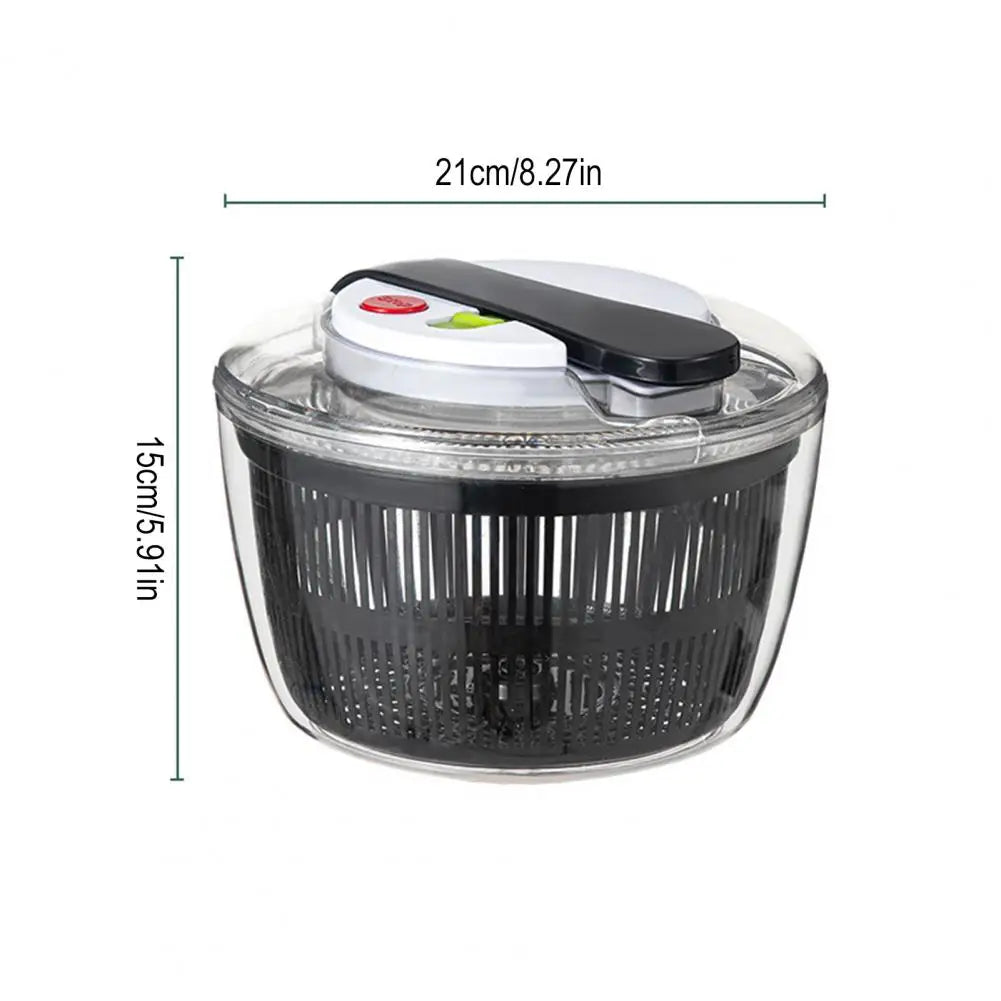 Large Manual Salad Spinner with Colander & Draining System
