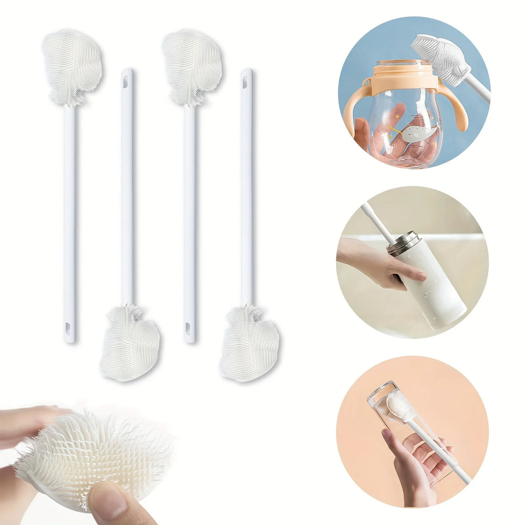 Long-Handle Bottle Brush for Water Bottles & Travel Mugs Bottle Cleaning Brush Nixie