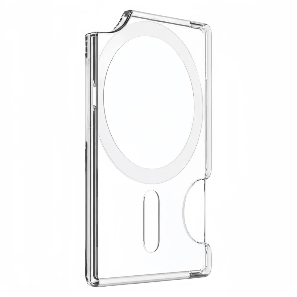 Transparent MagSafe Card Sleeve 2-Slot Magnetic Stand Wallet Phone Card Sleeve Nixie Transparent