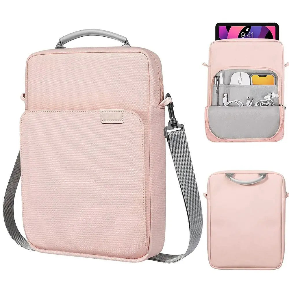 Tablet Laptop Sleeve Case 9–13.3" | Shoulder Strap & Storage Tablet Laptop Sleeve Nixie 9-11 inch-Pink