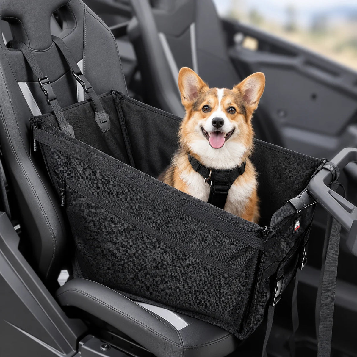KEMIMOTO UTV Pet Seat Pad 1680D Waterproof | Polaris Can-Am UTV Pet Seat Pad Nixie