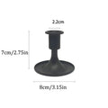 Retro Metal Chamberstick Candle Holder | Iron Table Decor Candle Holder Nixie A3