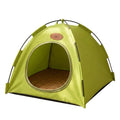 Foldable Cat Tent House – Breathable Waterproof Indoor Pet Kennel Cat Tent House Nixie Green L