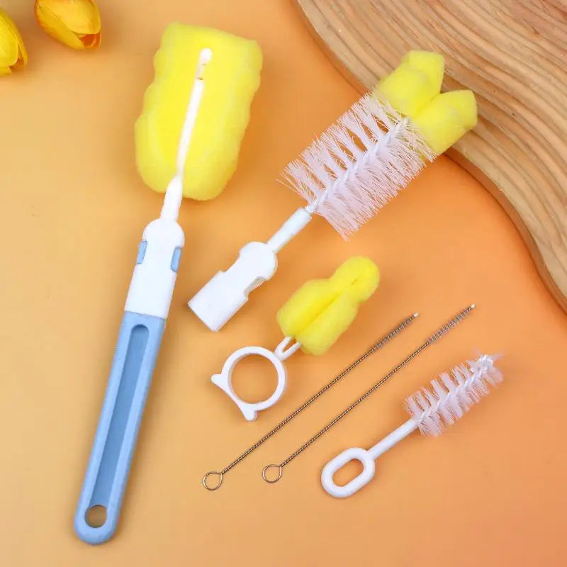 Baby Bottle Cleaning Brush Set 3-6Pcs – Scratch-Free Bottle Cleaning Brush Set Nixie