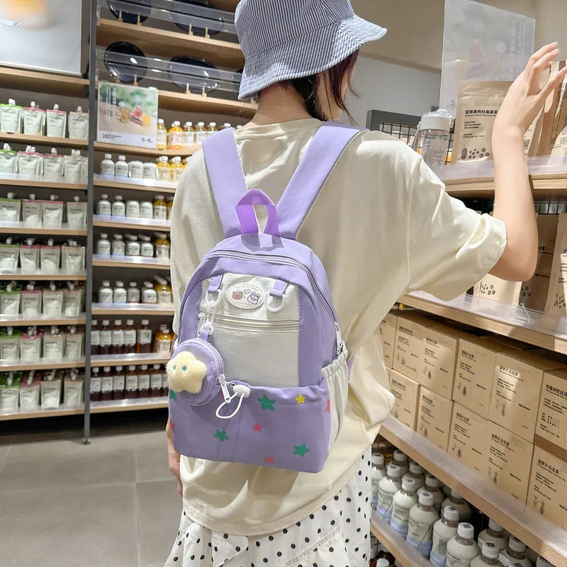 Korean Style Large Capacity Girls Backpack – Cute & Casual Girls School Backpack Nixie