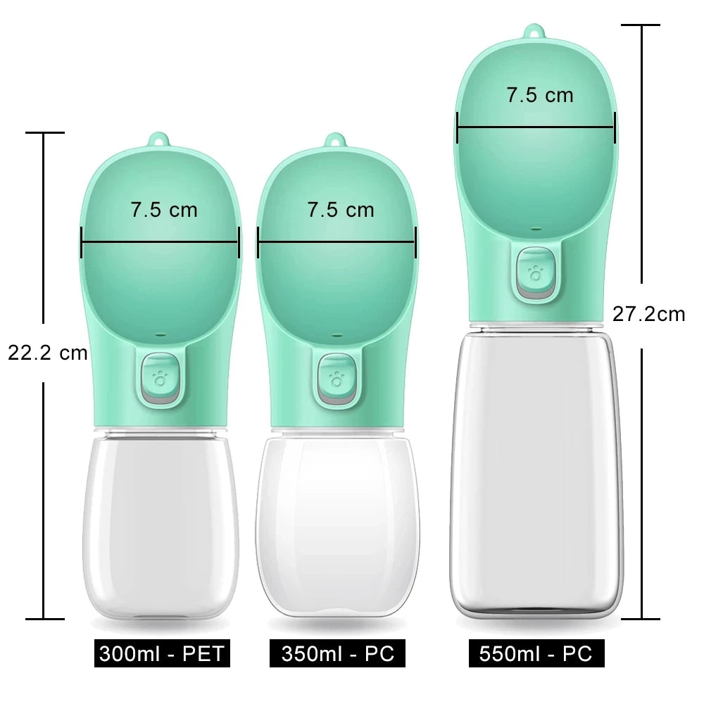 Portable Leakproof Pet Water Bottle for Dogs & Cats Travel Pet Travel Water Bottle Nixie