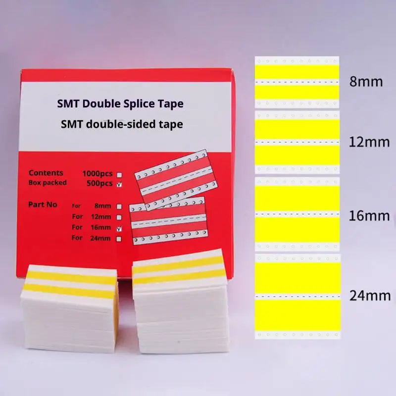SMT Double-Sided Splice Tape 8mm 12mm 16mm 24mm | 250/500 Pcs SMT Splice Tape Nixie