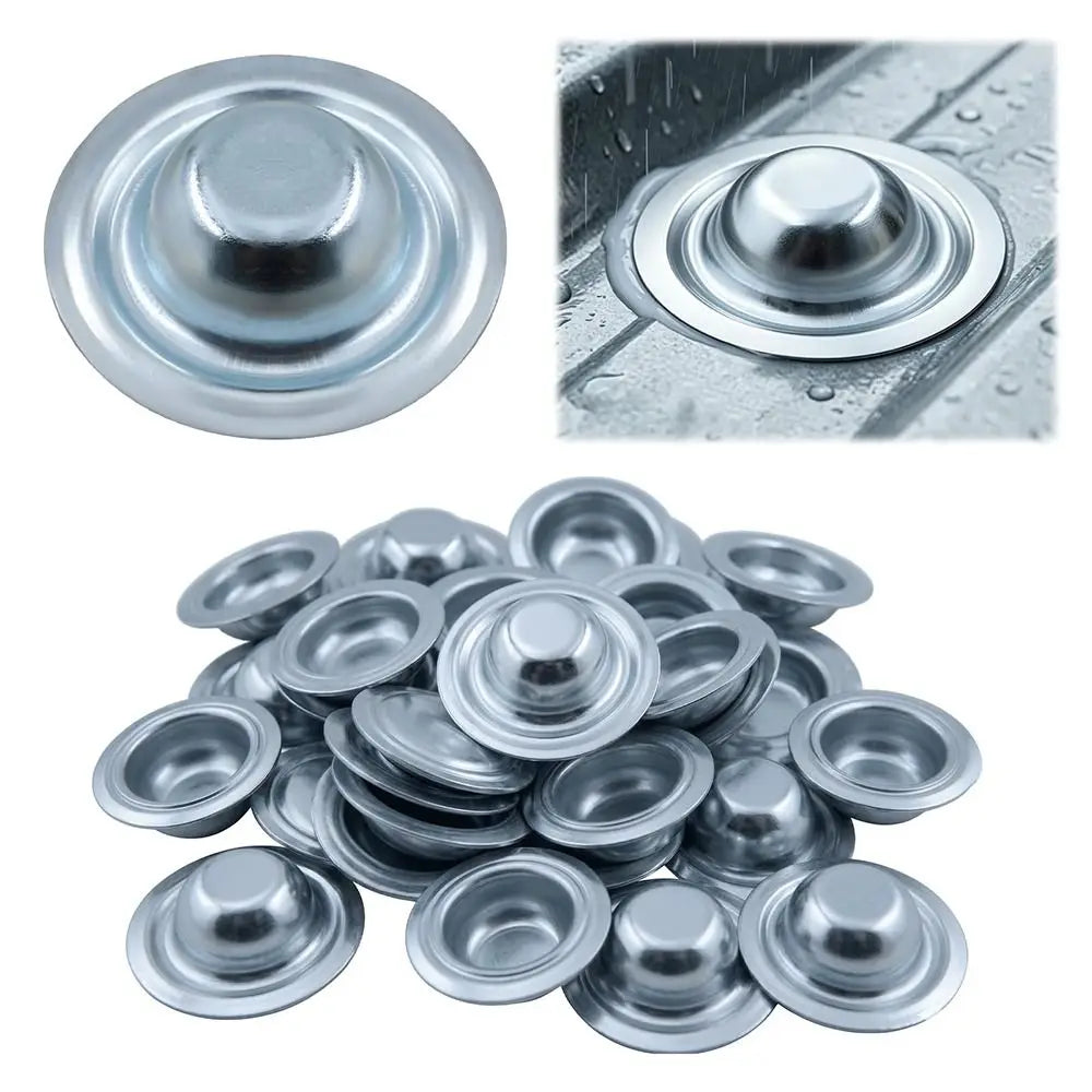 5-Pack Stainless Steel Roof Screw Caps – Leak Protection Roof Screw Caps Nixie
