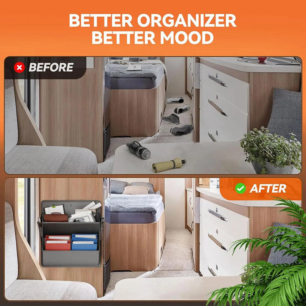RV Wall Shoe Rack – Space-Saving Adhesive Organizer