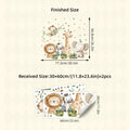 Cartoon Forest Animal Wall Stickers for Kids & Baby Rooms Kids Wall Stickers Nixie Multicolor