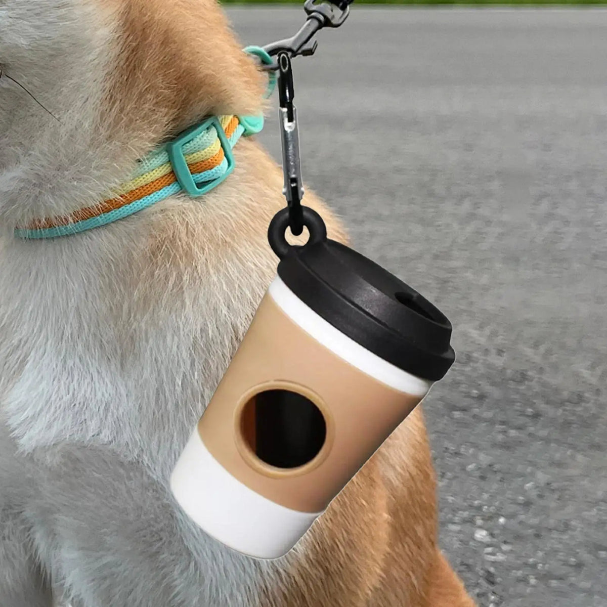 Coffee Cup Dog Poop Bag Holder – Portable Waste Dispenser
