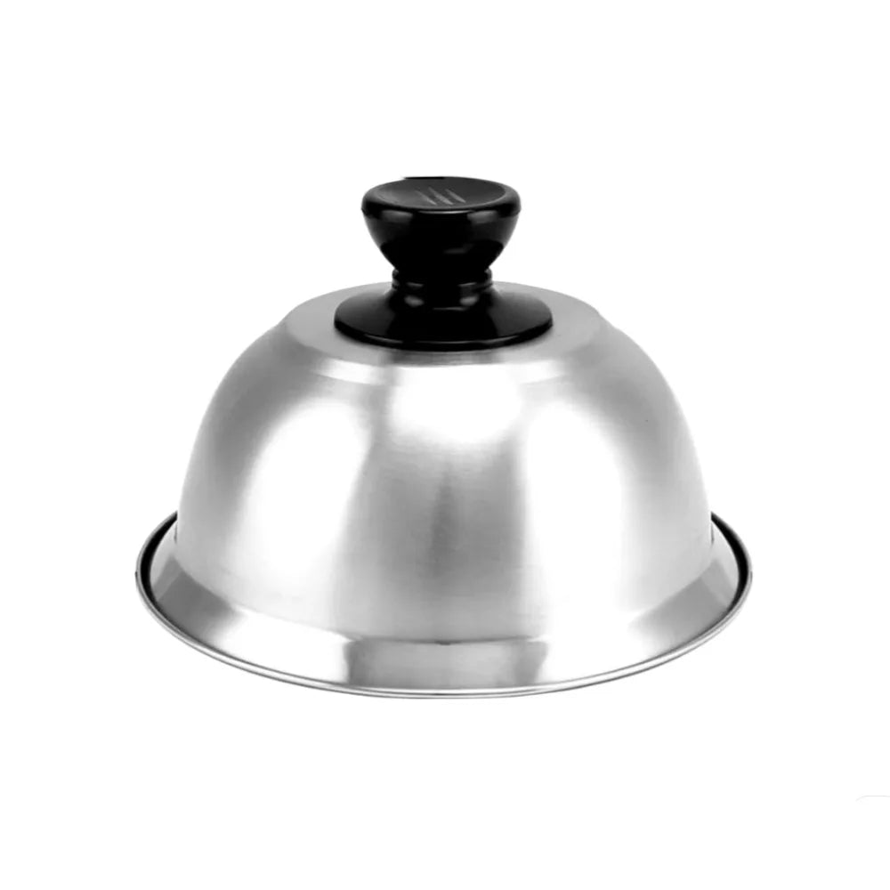 Stainless Steel Dome Lid for Cheese Melting, Burgers & BBQ Cookware Dome Lid Nixie