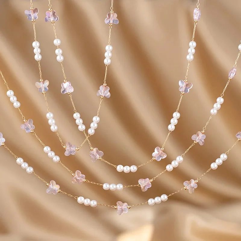 Golden Crystal Beaded Chain for DIY Necklace & Bracelet – Nixie DIY Jewelry Chain Nixie