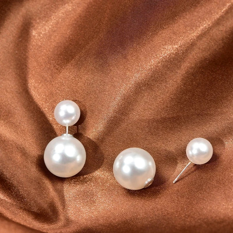 Teardrop Pearl Drop Earrings 14K Gold Plated | Women's Jewelry Drop Earrings Nixie XL1618-24