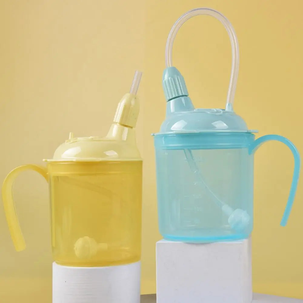 300ml Spill-Proof Straw Cup with Handle – Food Grade Care Mug Care Drinking Cup Nixie
