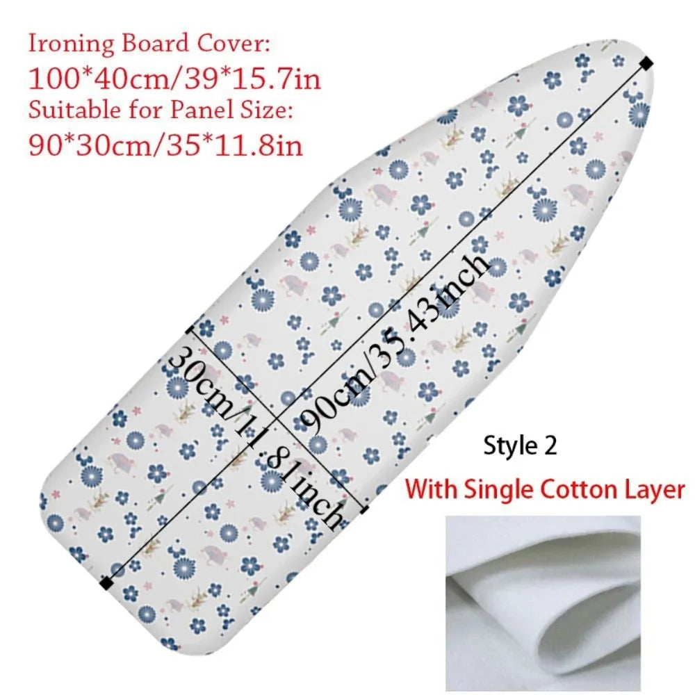 Thickened Heat-Resistant Ironing Board Cover – Padded