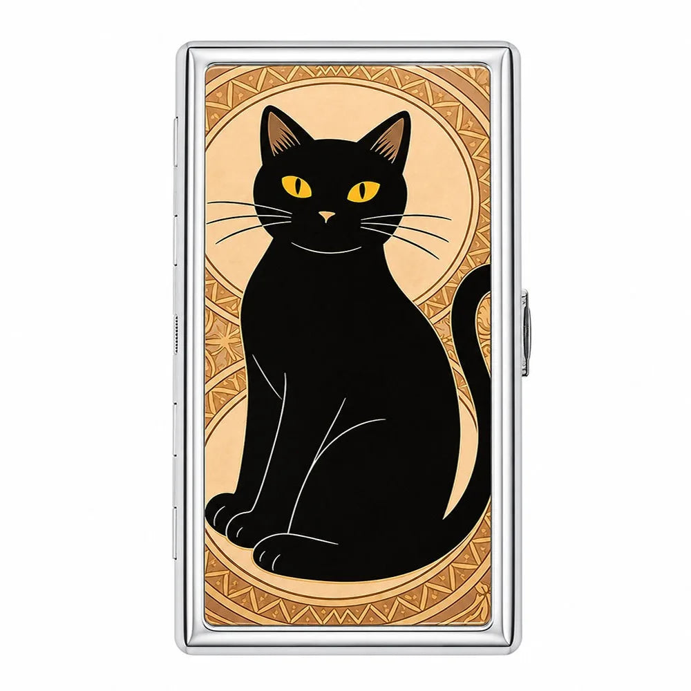 Vintage Metal Card Case – Snap-Close ID & Credit Card Holder
