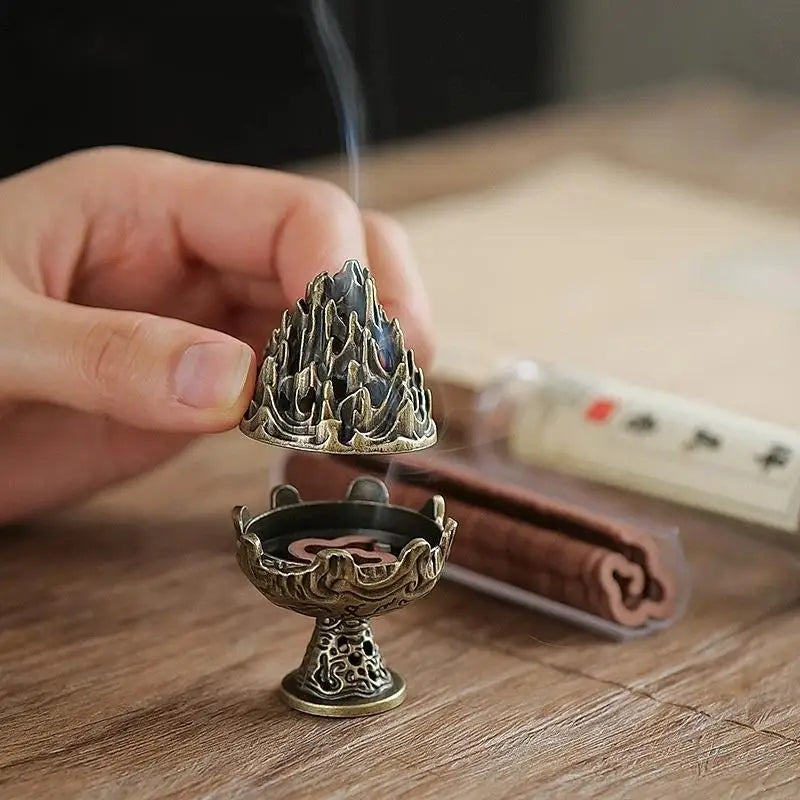 Boshan Incense Burner Tabletop Ornament – Home & Office Décor Incense Burner Nixie