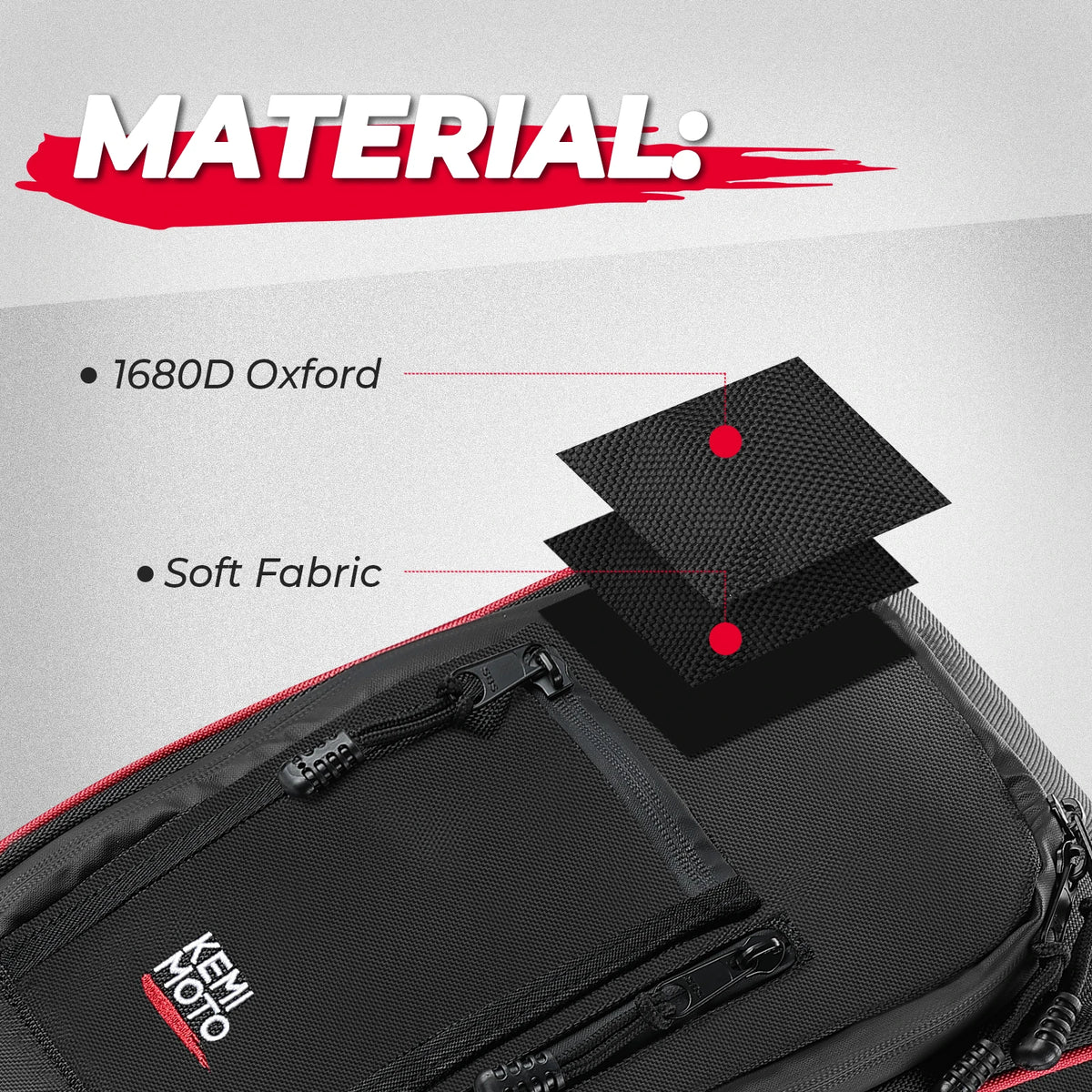 Can-Am Maverick X3 Center Console Storage Bag | KEMITOUR UTV Console Storage Bag Nixie