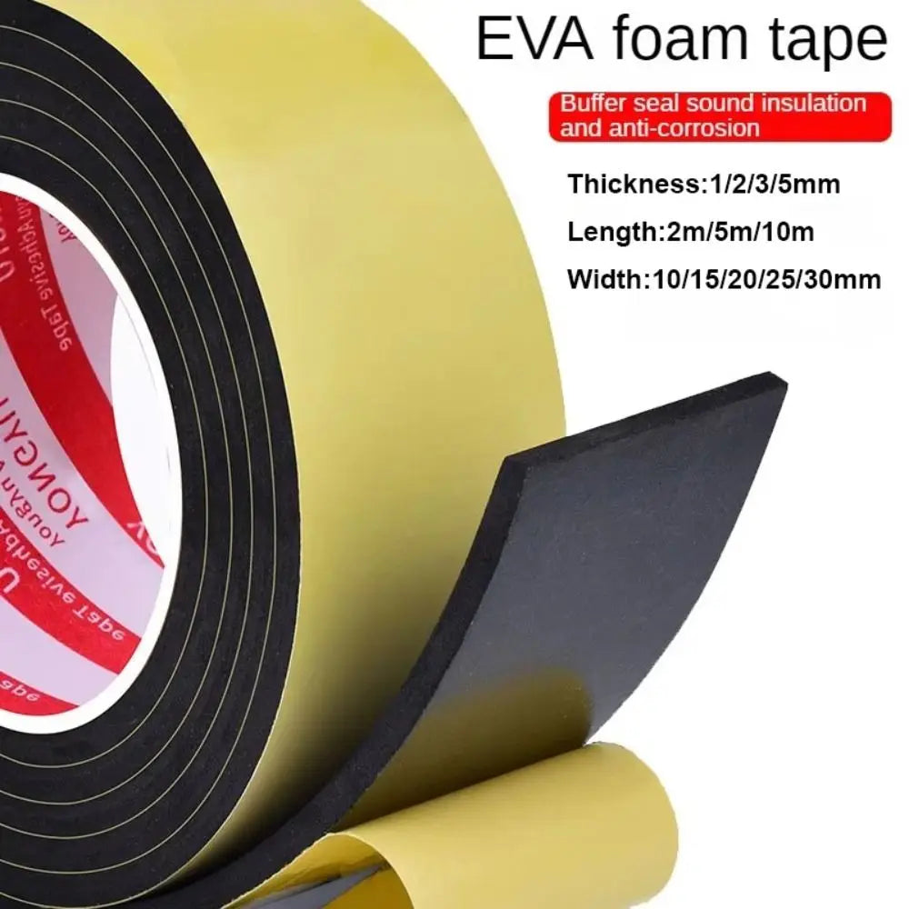 10M EVA Foam Seal Strip – Door & Window Weatherstrip Tape Foam Seal Strip Nixie