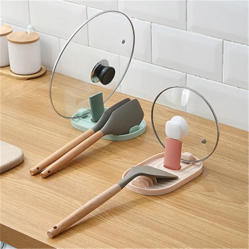 Kitchen Organizer Rack – Pot Lid, Ladle & Utensil Holder Kitchen Utensil Rack Nixie
