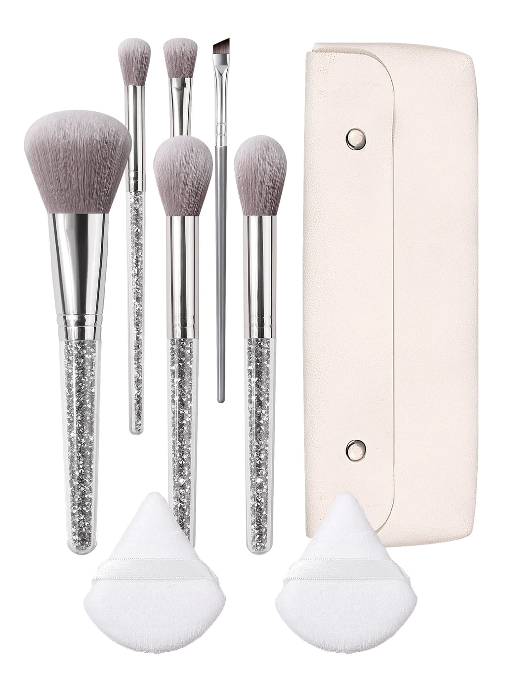 9-Piece Soft Makeup Brush Set – Foundation & Eyeshadow Blending Makeup Brush Set Nixie