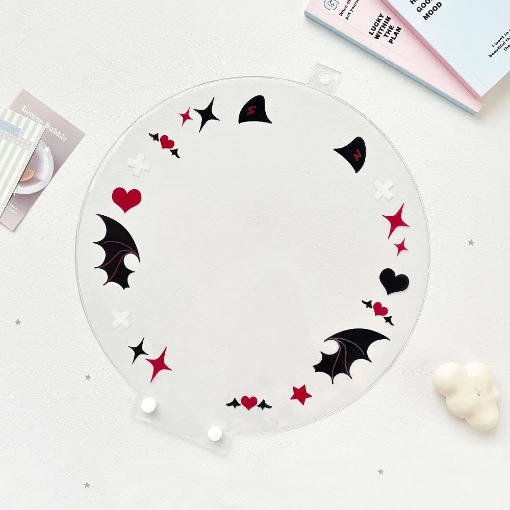 Cartoon PVC K-Pop Uchiwa Fan Protector Cover | Clear Dustproof Case Fan Protector Cover Nixie 5