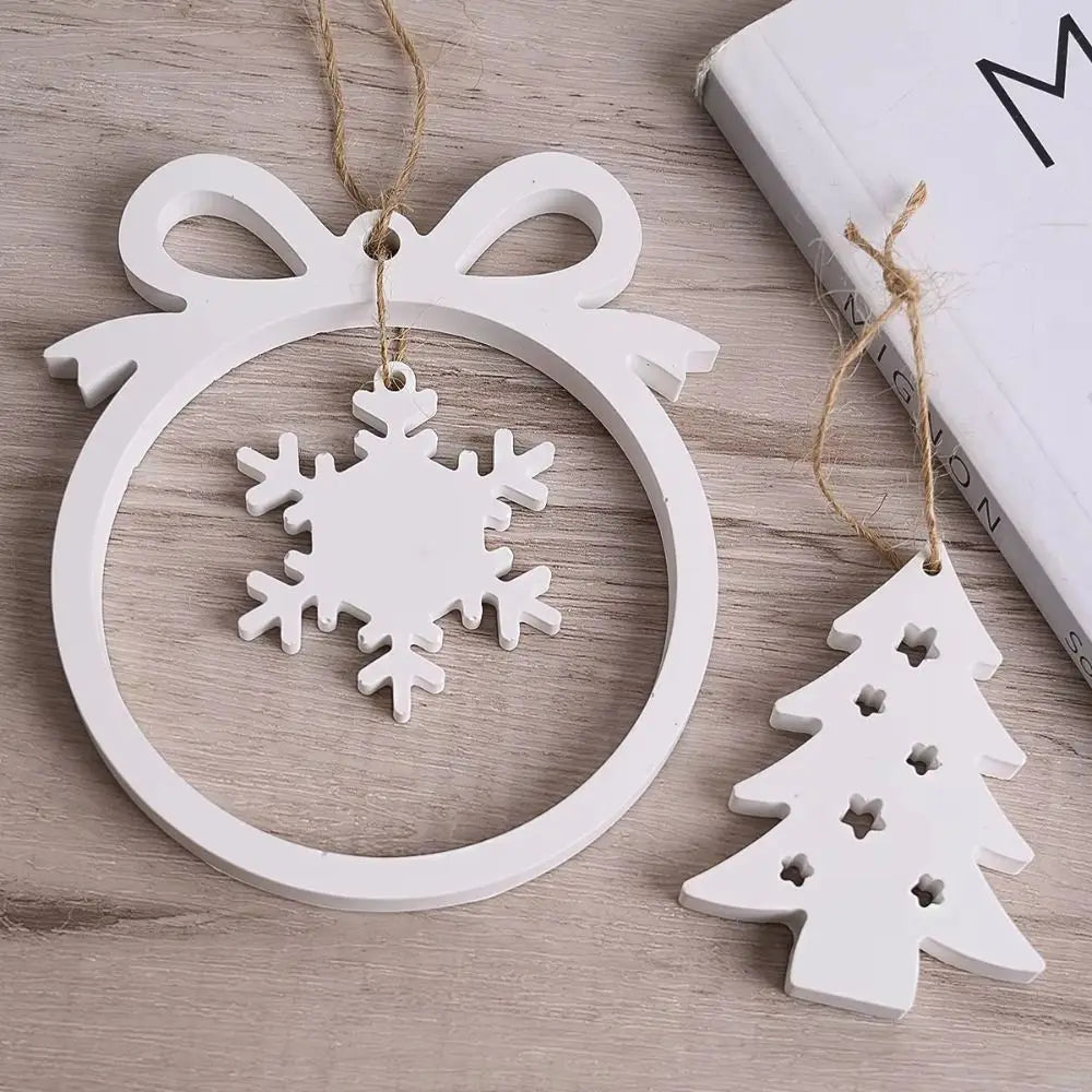Christmas Silicone Mold – Resin Gypsum Snowflake & Elk DIY Craft Silicone Craft Mold Nixie