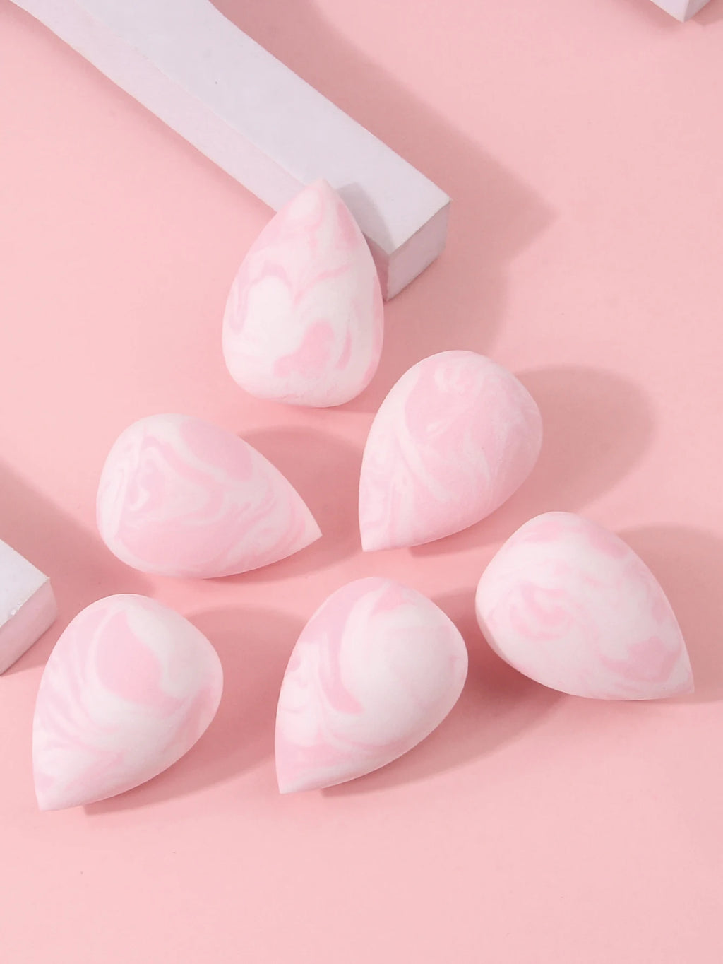 6PCS Makeup Sponge Powder Puff Set – Dry & Wet Beauty Eggs Makeup Sponge Set Nixie