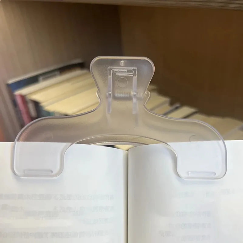 Kawaii Book Reading Clips – Frosted Transparent Page Holder Book Page Clip Nixie