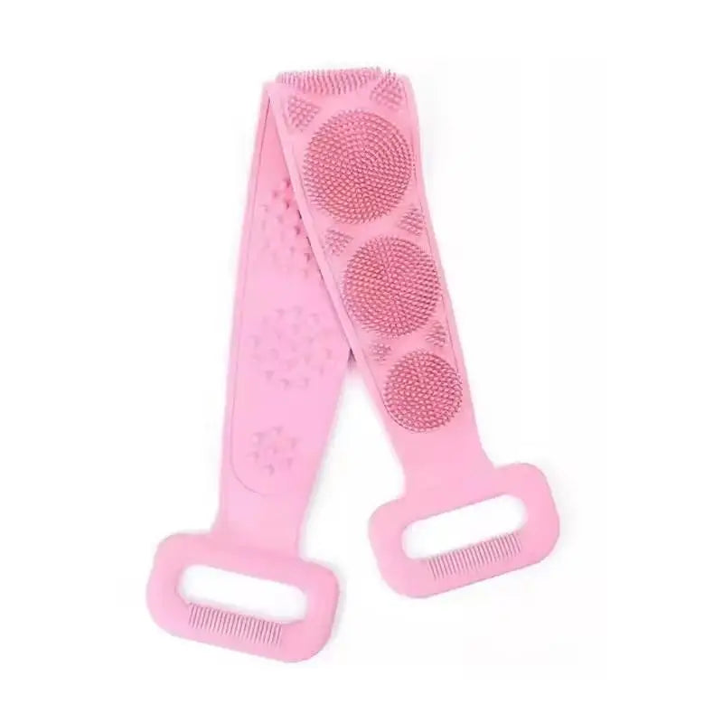 Silicone Back Scrubber Belt – Double-Sided Exfoliating Brush